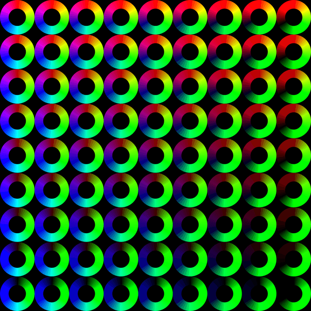 Example of Two RGB Channels Off program