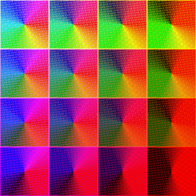 Example of Two RGB Channels Off program